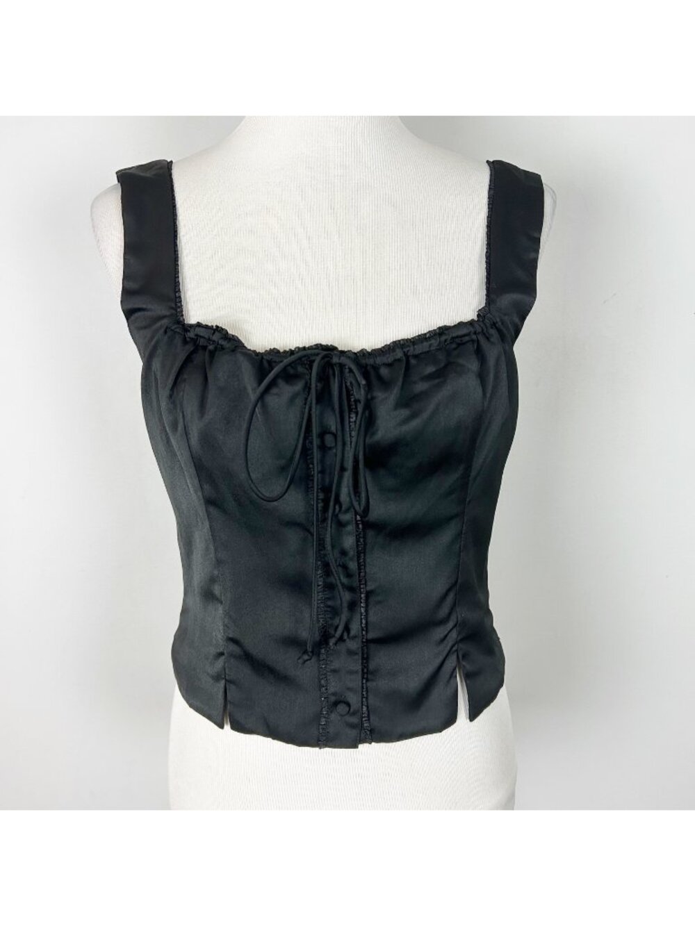 NEW Women’s Cropped Corset‎ Style Tank Top Whimsigoth Size Medium Women's